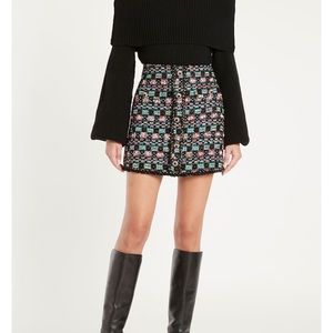 Rebecca Vallance Deneuve tweed mini skirt US 8 Perfect condition worn once